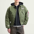 Alpha Industries Men's x Uniform Display CWU-45 Bomber Jacket - END. Exclusive in Green