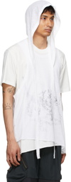 Hyein Seo White Double Layer Hood T-Shirt
