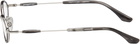 BONNIE CLYDE Silver & Black Voodoo Glasses