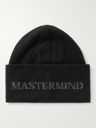 Mastermind World - Logo-Intarsia Cashmere Beanie - Black