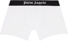 Palm Angels Three-Pack Multicolor Jacquard Logo Boxer Briefs