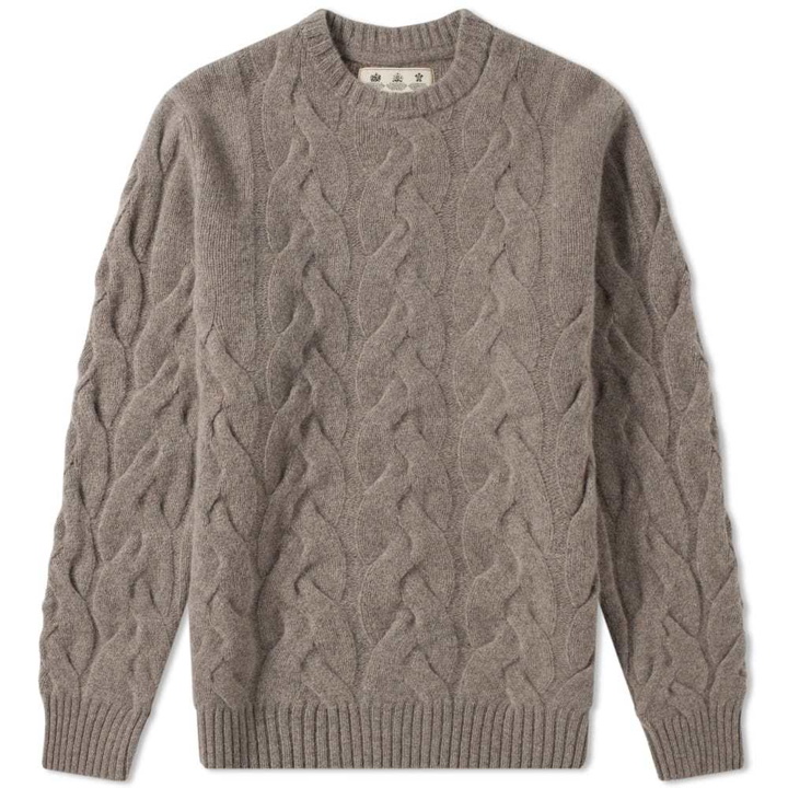 Photo: Barbour Thornton Cable Crew Knit - Japan Collection