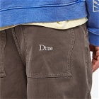 Dime Men's Baggy Denim Pant in Brown Washed