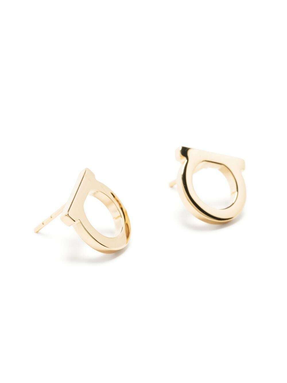 ピアス SALVATORE FERRAGAMO GOLD L EARRINGS Gancini crystals earrings - L - Women | Ferragamo