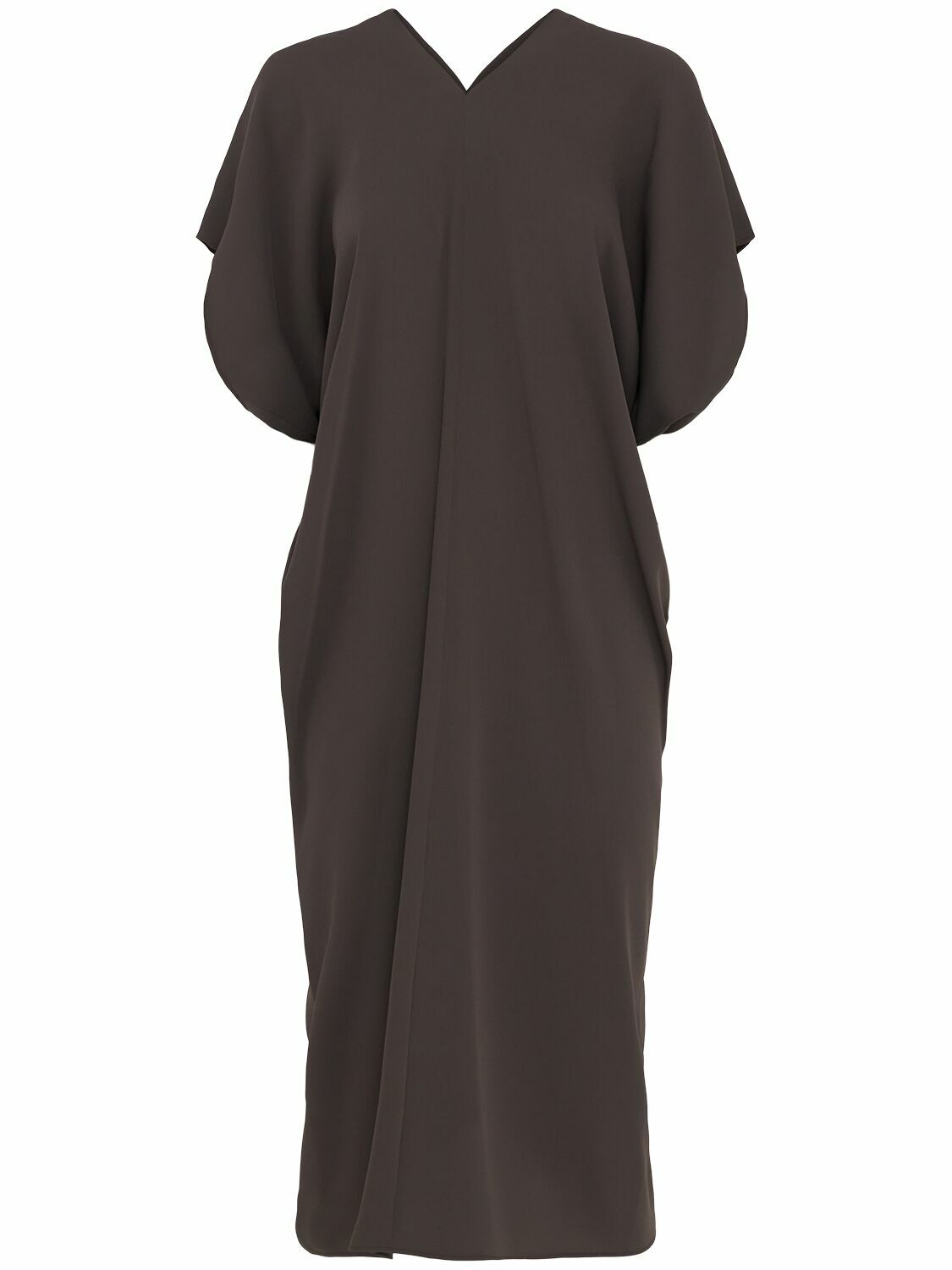 MM6 Maison Margiela Gathered midi dress MM6 Maison Margiela