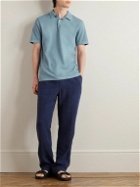 James Perse - Supima Cotton-Jersey Polo Shirt - Blue