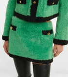 Blancha Shearling miniskirt