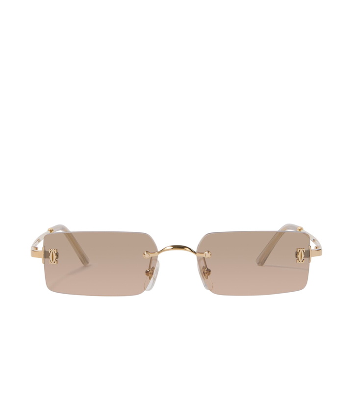 Photo: Cartier Eyewear Collection Signature C rectangular sunglasses