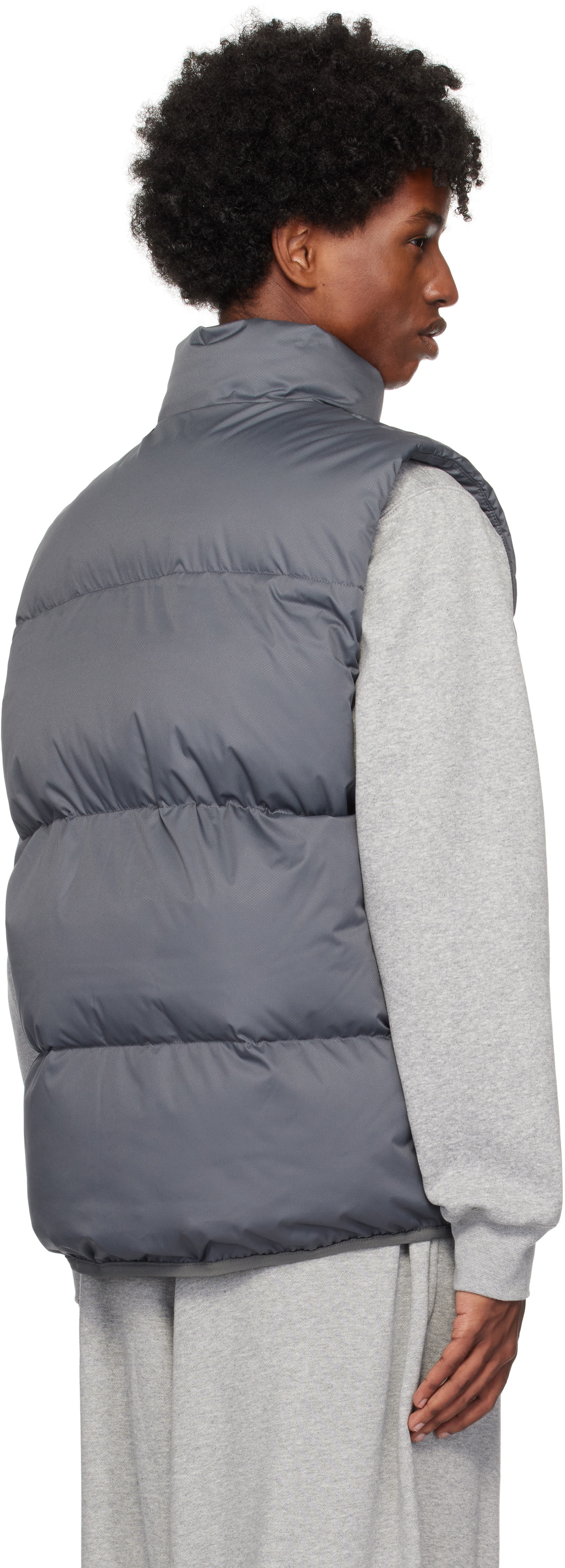 Nike Gray Sportswear Club Puffer Vest Nike