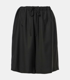 The Row Stanton wool shorts