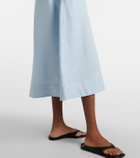 Asceno Nisha linen midi dress