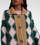 La DoubleJ Crochet wool-blend cardigan