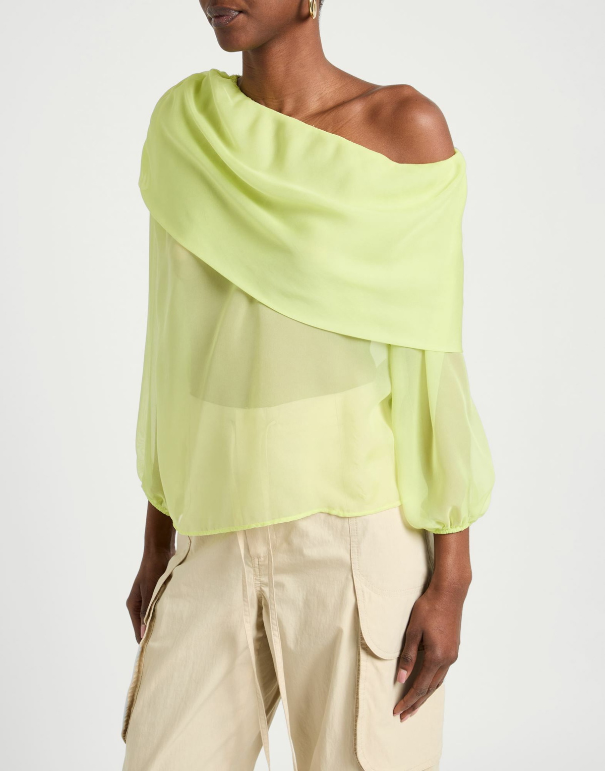 Jijil Womens Top Lime in Green