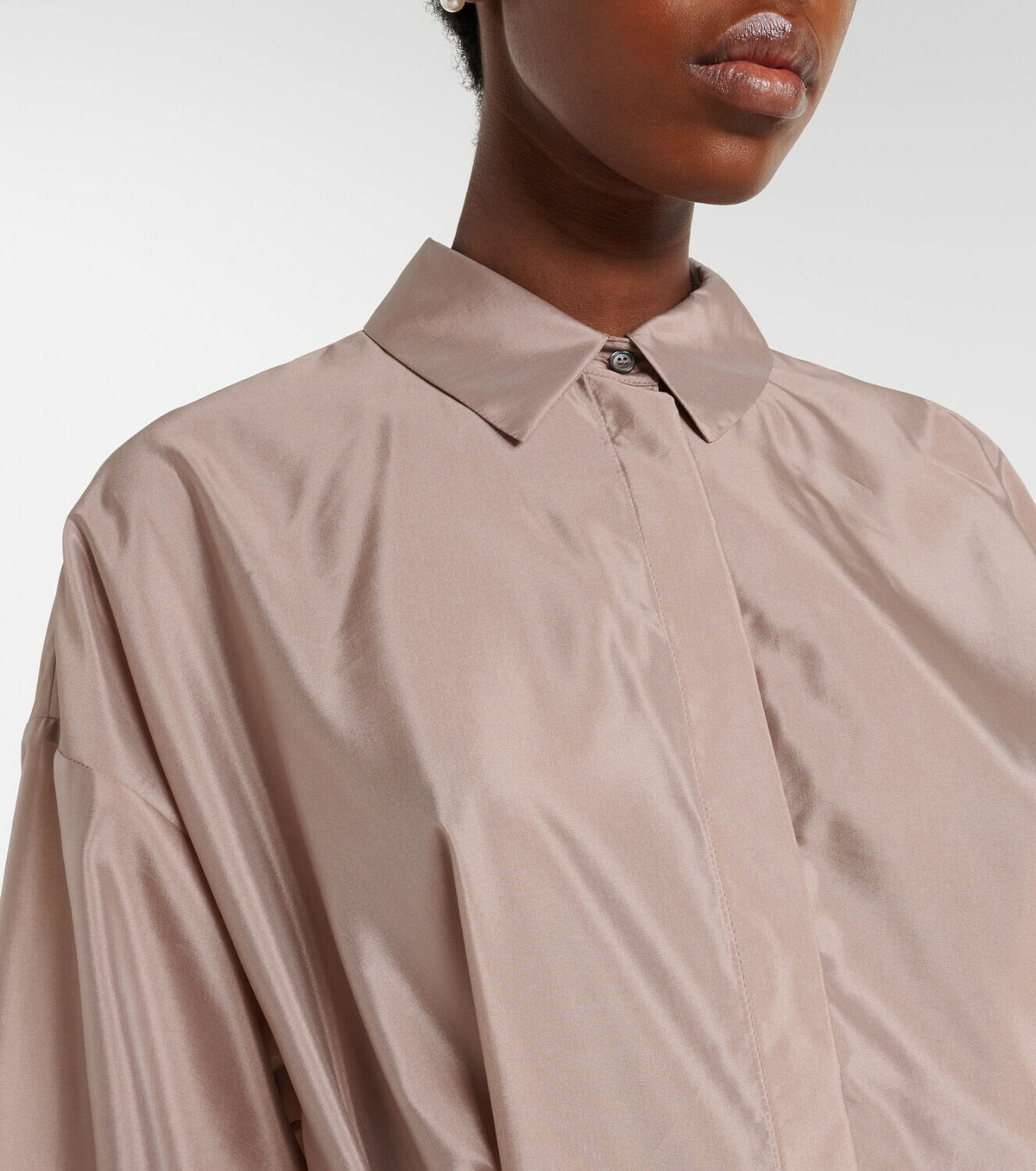 'S Max Mara Anna organza shirt dress