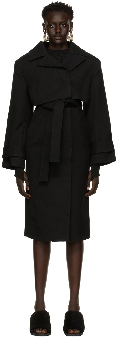 Jacquemus Black La Montagne 'Le Manteau Picchu' Coat Jacquemus Jacquemus Black La Montagne 'Le Manteau Picchu' Coat Jacquemus