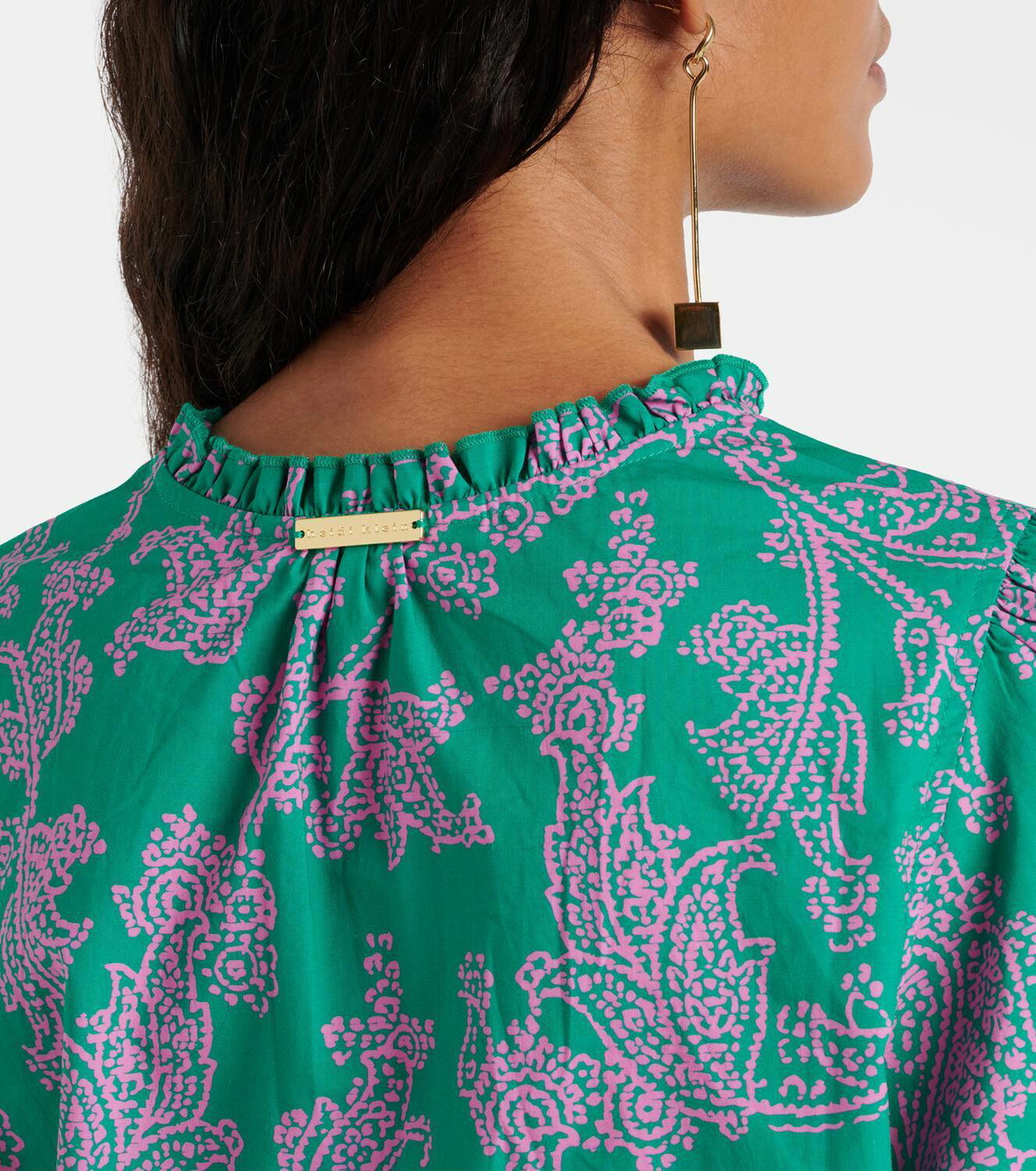 Heidi Klein Santa Rosa paisley cotton-blend maxi dress