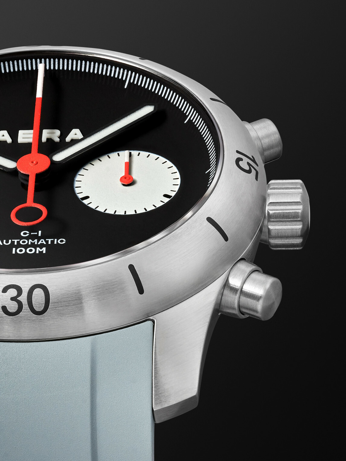 Aera - C-1 Chrono Automatic Chronograph Stainless Steel Watch