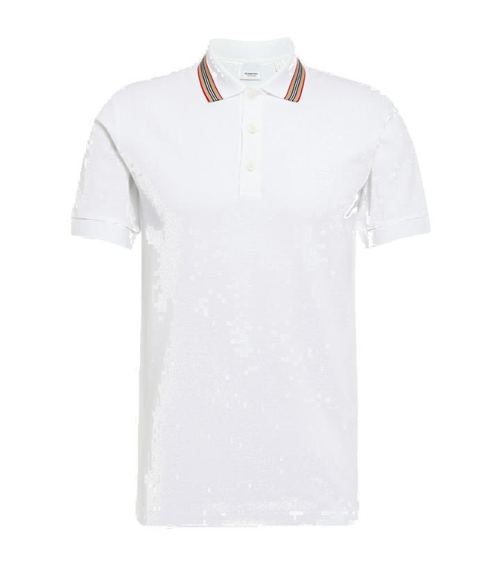 Photo: Burberry - Logo cotton piqué polo shirt