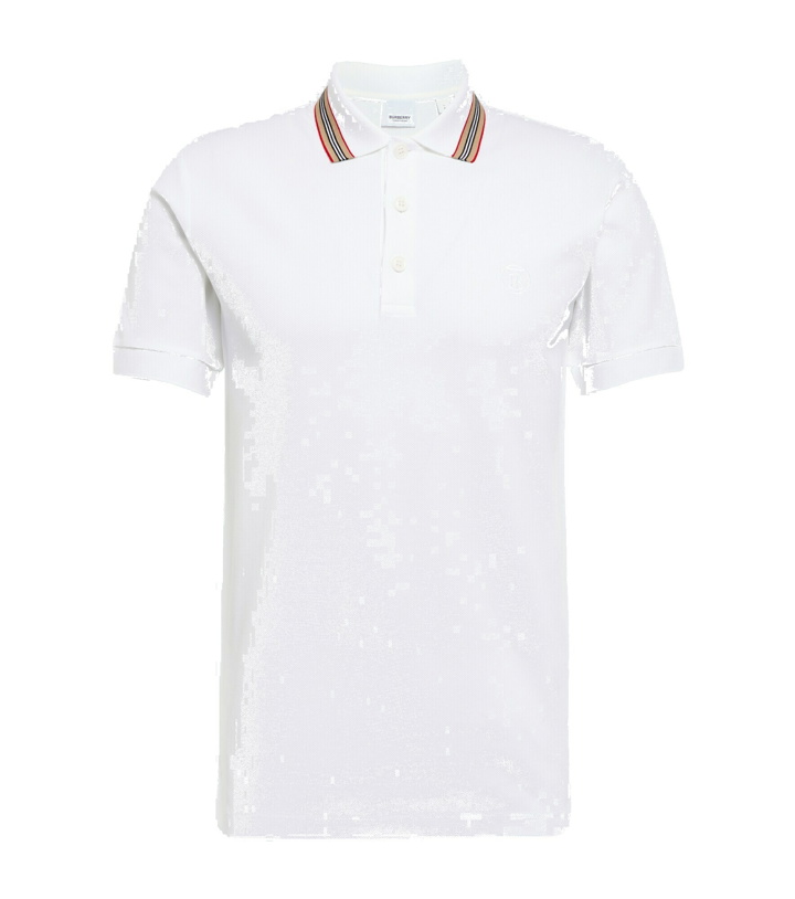 Photo: Burberry - Logo cotton piqué polo shirt