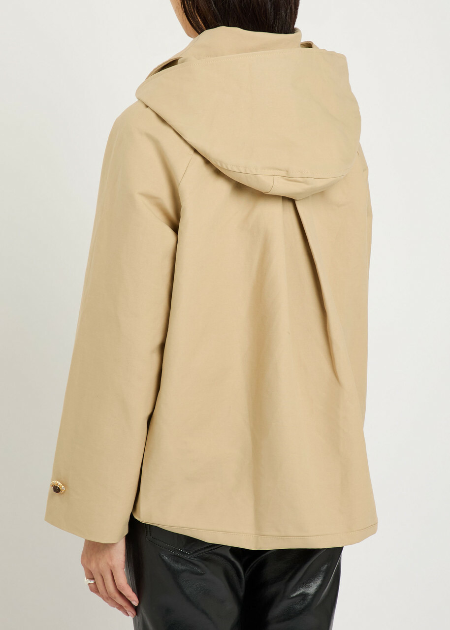 Sister Jane Galleria Hooded Cotton Jacket Tan