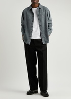 Rag & Bone Matthew Faded Denim Shirt Blue