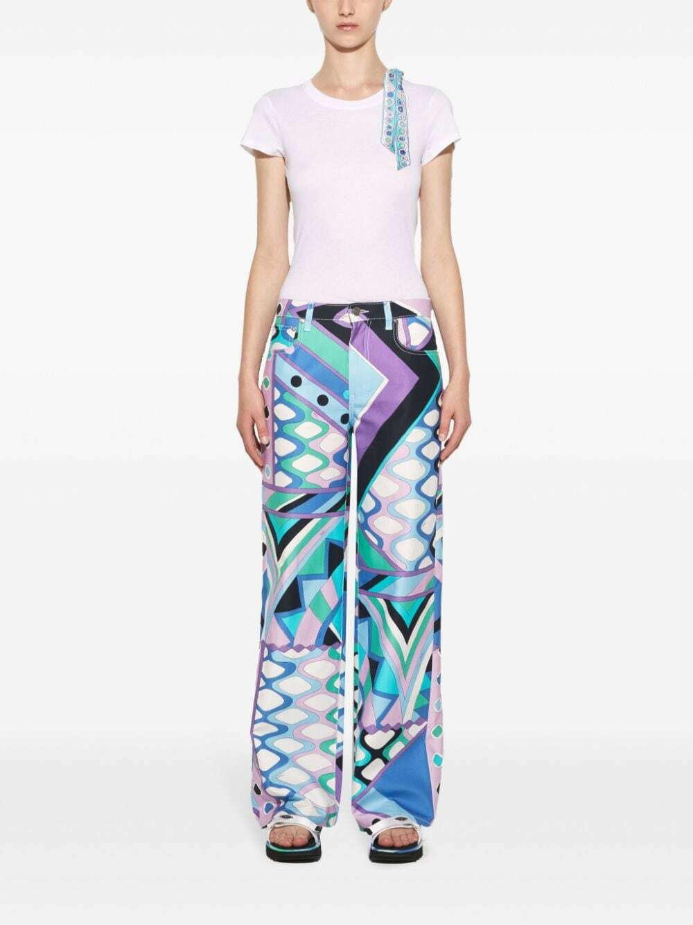 PUCCI - Cotton Blend T-shirt Emilio Pucci