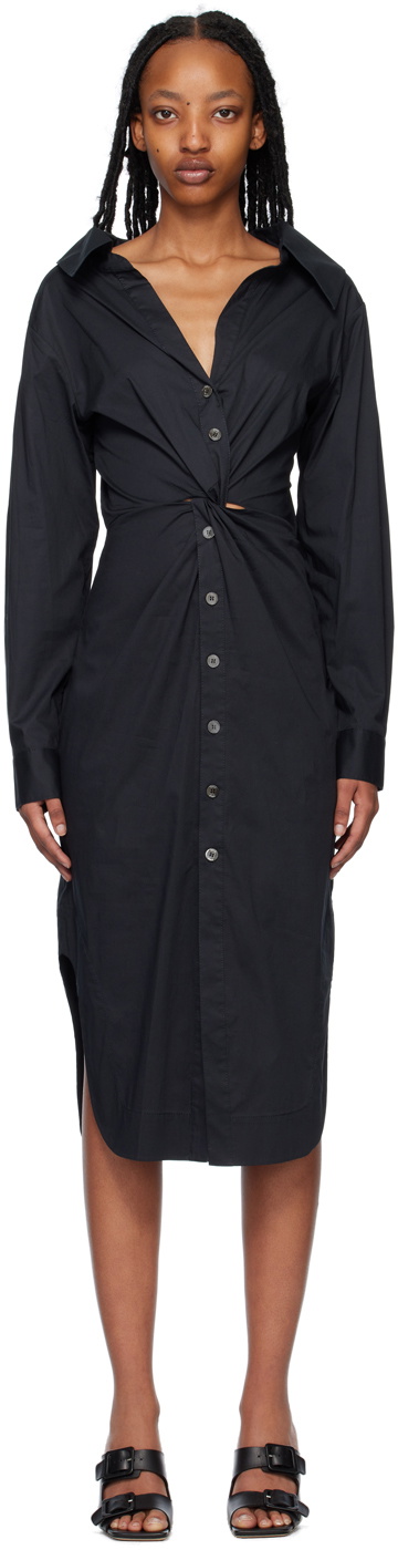 black clea dress Clea Denim Dress – AMUR