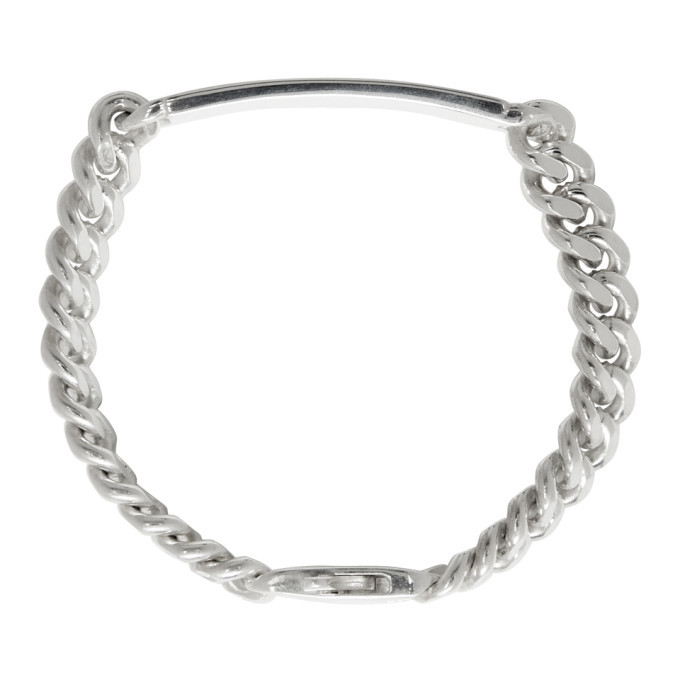 Bunney Silver Single Tour Identity Chain Bracelet Bunney