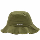 Jacquemus Men's Le Bob Artichaut Bucket Hat in Khaki