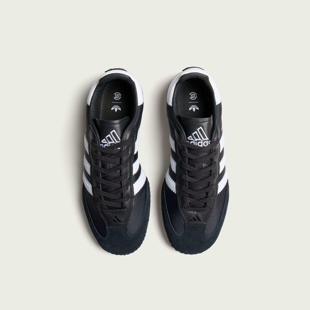 Adidas Men's x CLOT Samba Espadrille Sneaker in Core Black/White/Core Black
