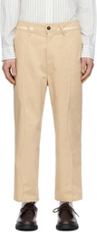 Camiel Fortgens Beige Slack Trousers