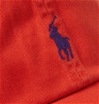 Polo Ralph Lauren - Logo-Embroidered Cotton-Twill Baseball Cap - Red