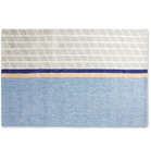Pieces - Net Patterned Rug, 4' x 6' - Blue