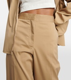 Loewe Anagram cotton and silk gabardine pants