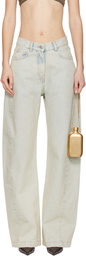 Calvin Klein Collection Blue Loose Jeans