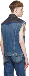 Maison Margiela Blue Denim Vest