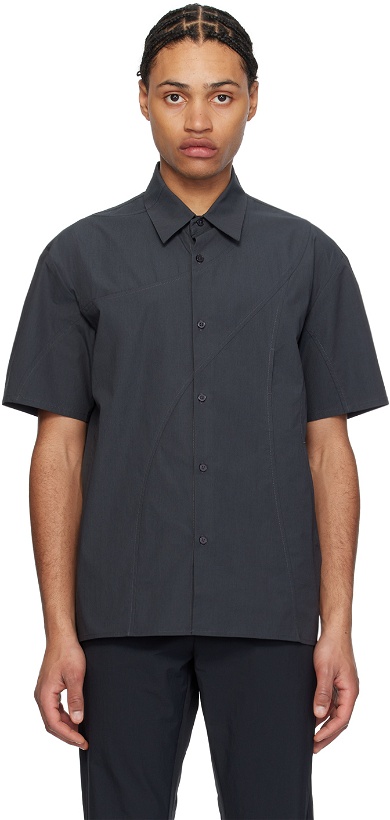 Photo: POST ARCHIVE FACTION (PAF) Gray 6.0 Center Shirt