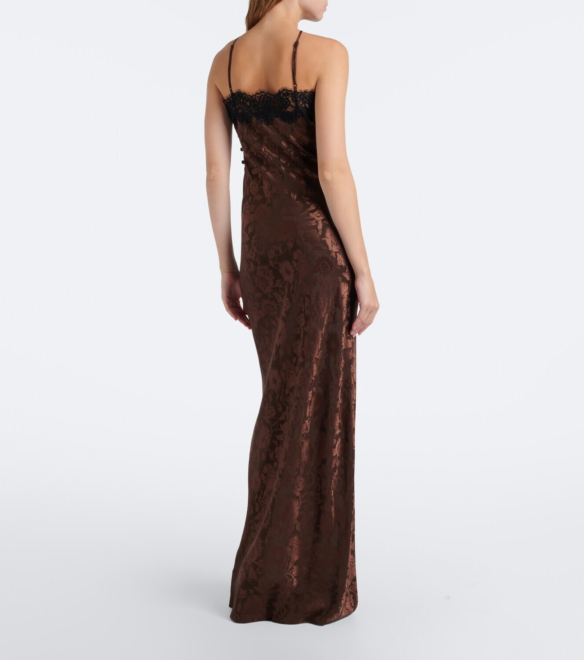 Veronica Beard Rue floral jacquard silk-blend gown