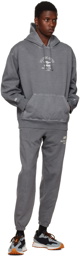 Carhartt Work In Progress Gray New Balance Edition Drawstring Hoodie