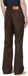Second/Layer SSENSE Exclusive Brown Valluco Trousers