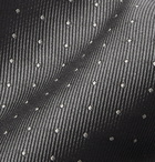 PAUL SMITH - 8cm Polka-Dot Silk-Jacquard Tie - Gray