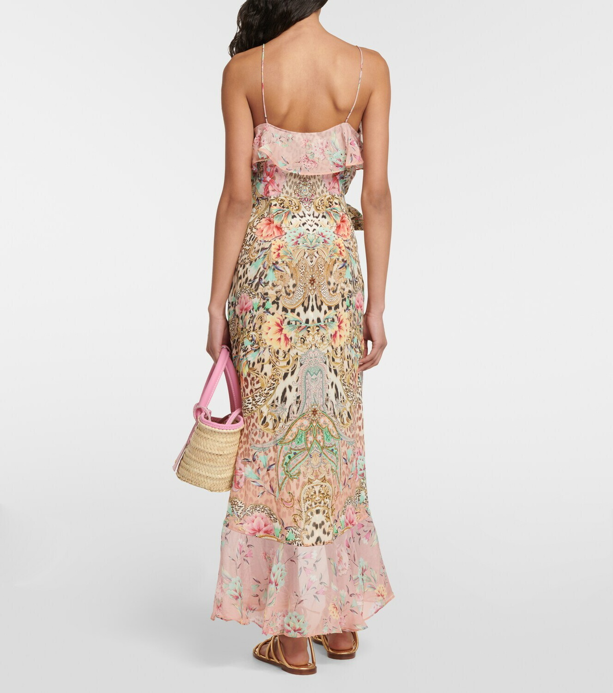 WIDE SLEEVE GATHERED DRESS QUEEN ATLANTIS main image 1