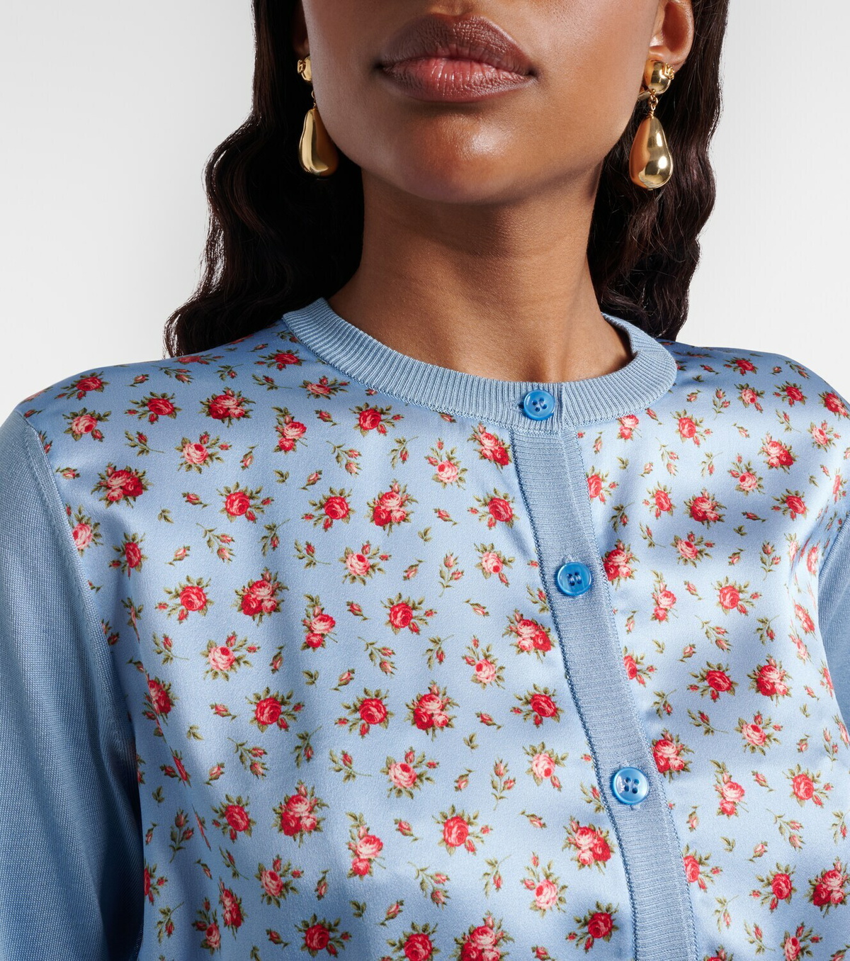Dolce&Gabbana Floral silk cardigan