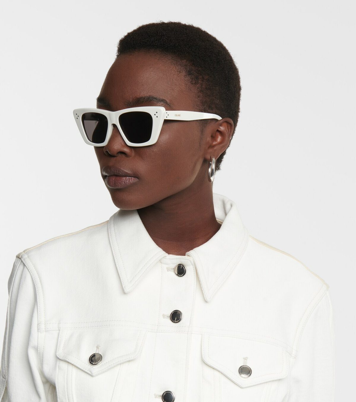 Celine white sunglasses best sale