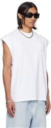 VTMNTS White Embroidered Tank Top