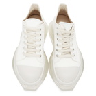 Rick Owens Drkshdw White Abstract Sneakers