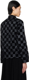 Black Comme des Garçons Black Check Jacket