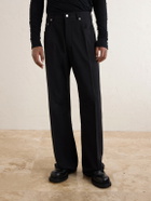 Rick Owens - Geth Straight-Leg Virgin Wool Trousers - Black