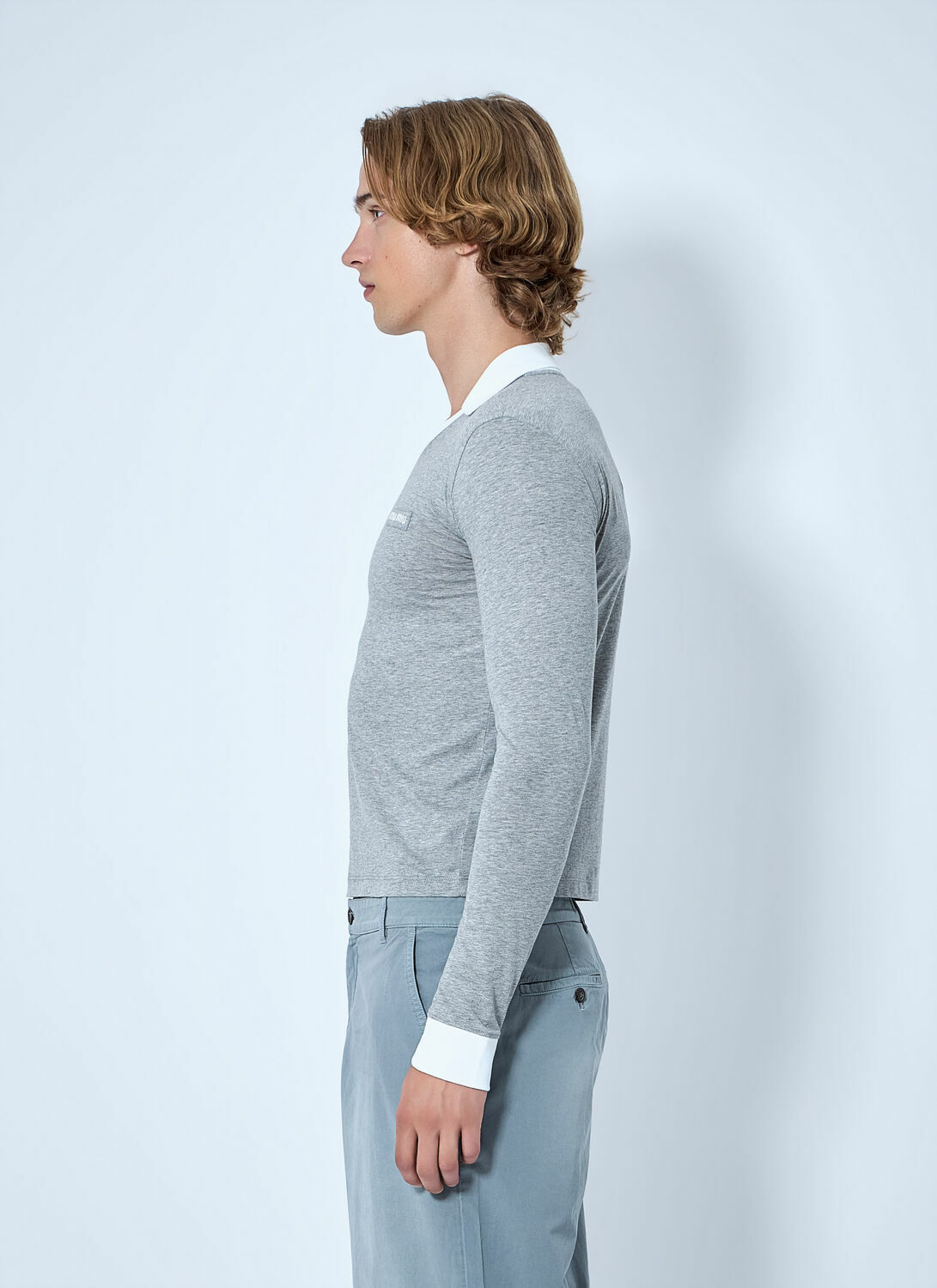 Miu Miu Collared Long Sleeve Knit Sweater