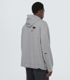 Givenchy Distressed cotton jersey hoodie